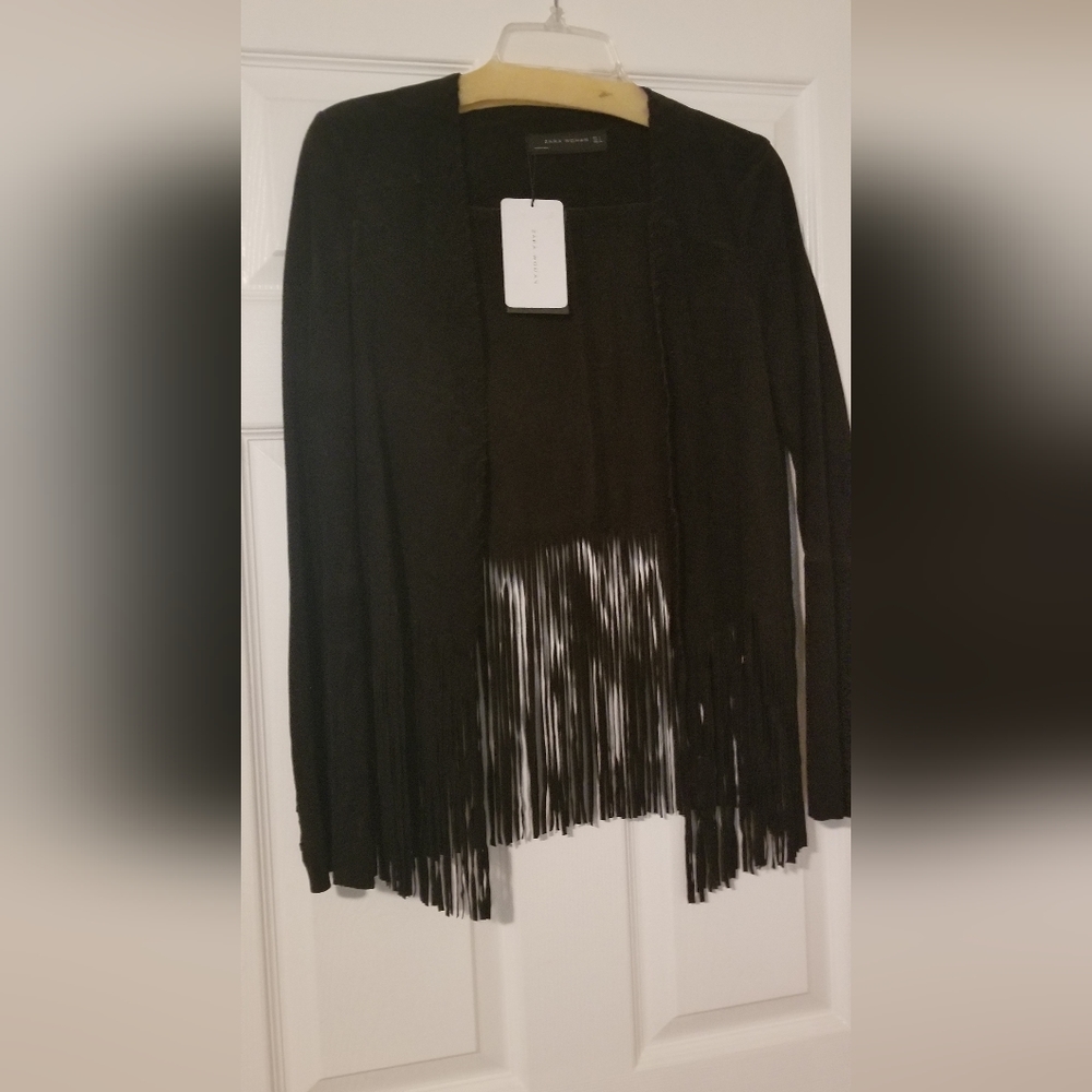 Zara fringe jacket
